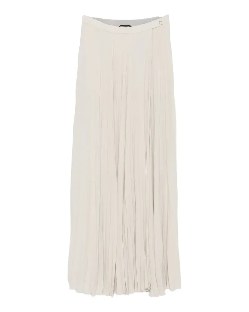 Tom Ford pleated maxi skirt - Nude Nude