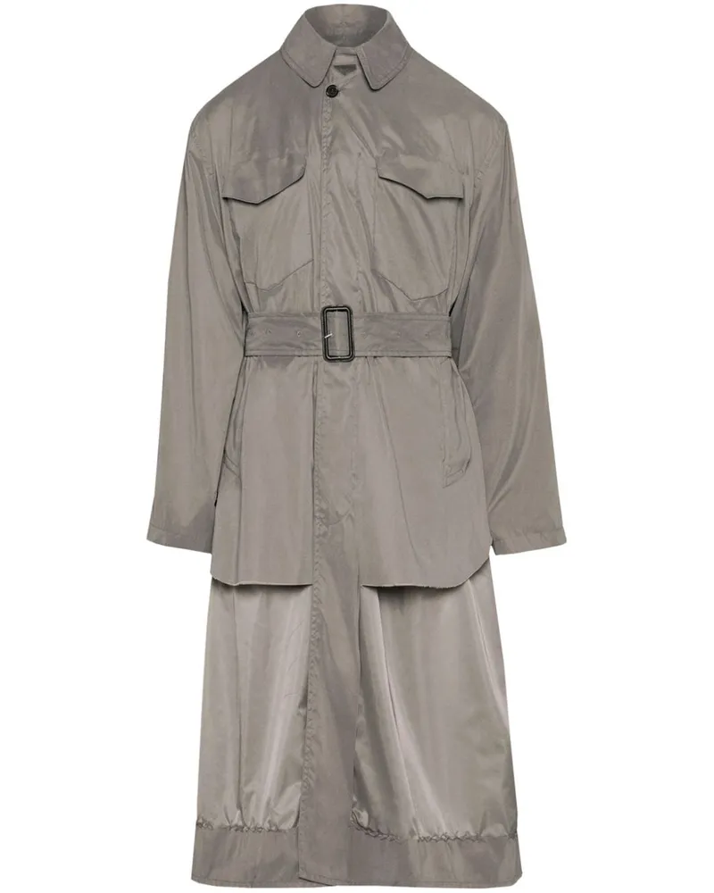 Maison Margiela Wendbarer Décortiqué Trenchcoat - Grau Grau