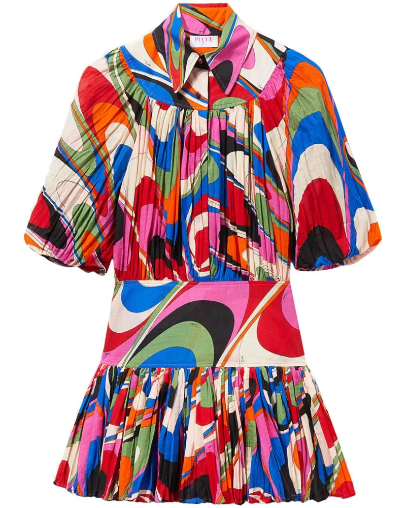 Emilio Pucci Minikleid mit Print - Mehrfarbig Mehrfarbig