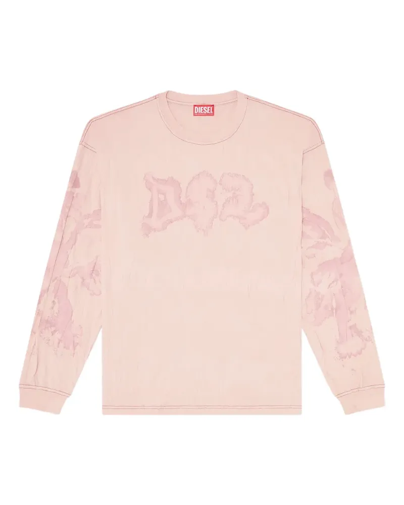 Diesel long-sleeve T-shirt - Rosa Rosa