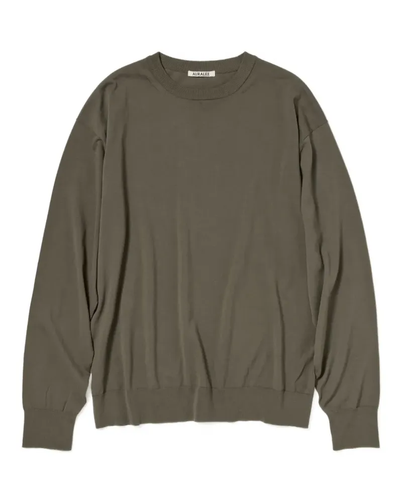 AURALEE Giza sweatshirt - Grün Grün