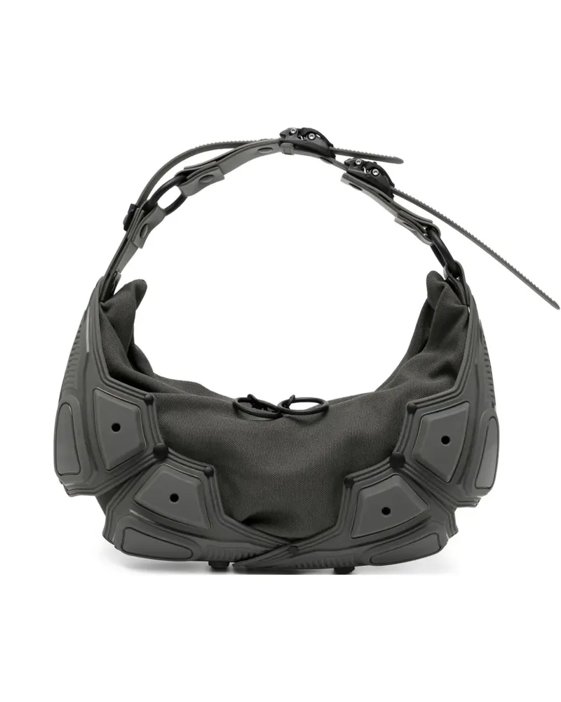 Innerraum Kleine Object M02 Half Moon Schultertasche - Grau Grau
