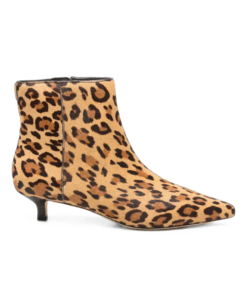 Ralph Lauren Stiefel mit Leopardenprint - Nude Nude