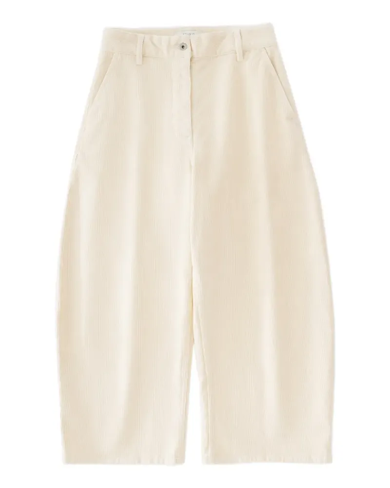 Studio Nicholson Chalco Hose aus Cord - Weiß Weiß