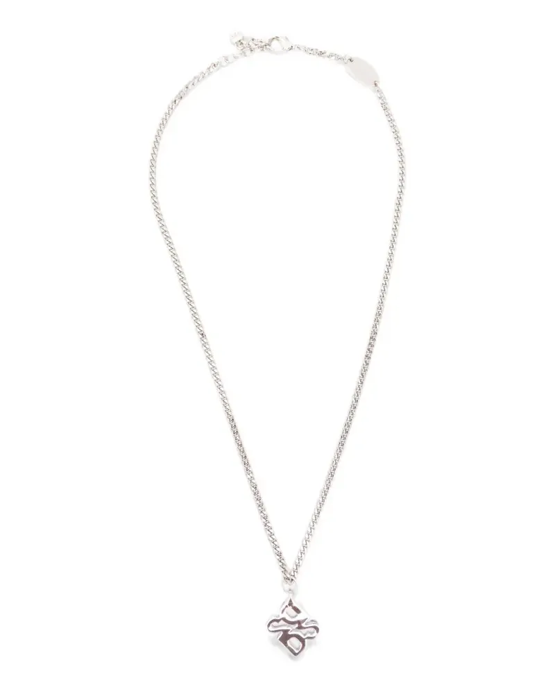 Dsquared2 D2 Upside Down Panzerkette - Silber Silber