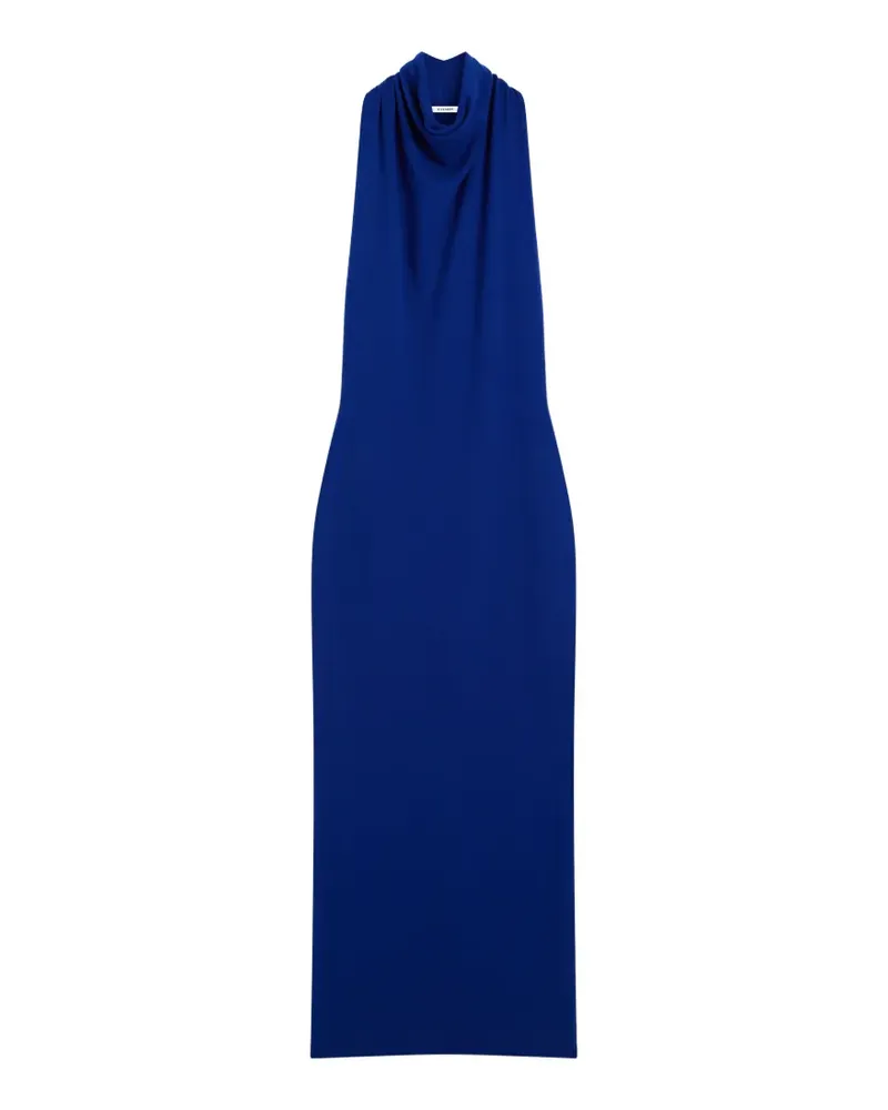 Givenchy Maxikleid mit drapiertem Ausschnitt - Blau Blau