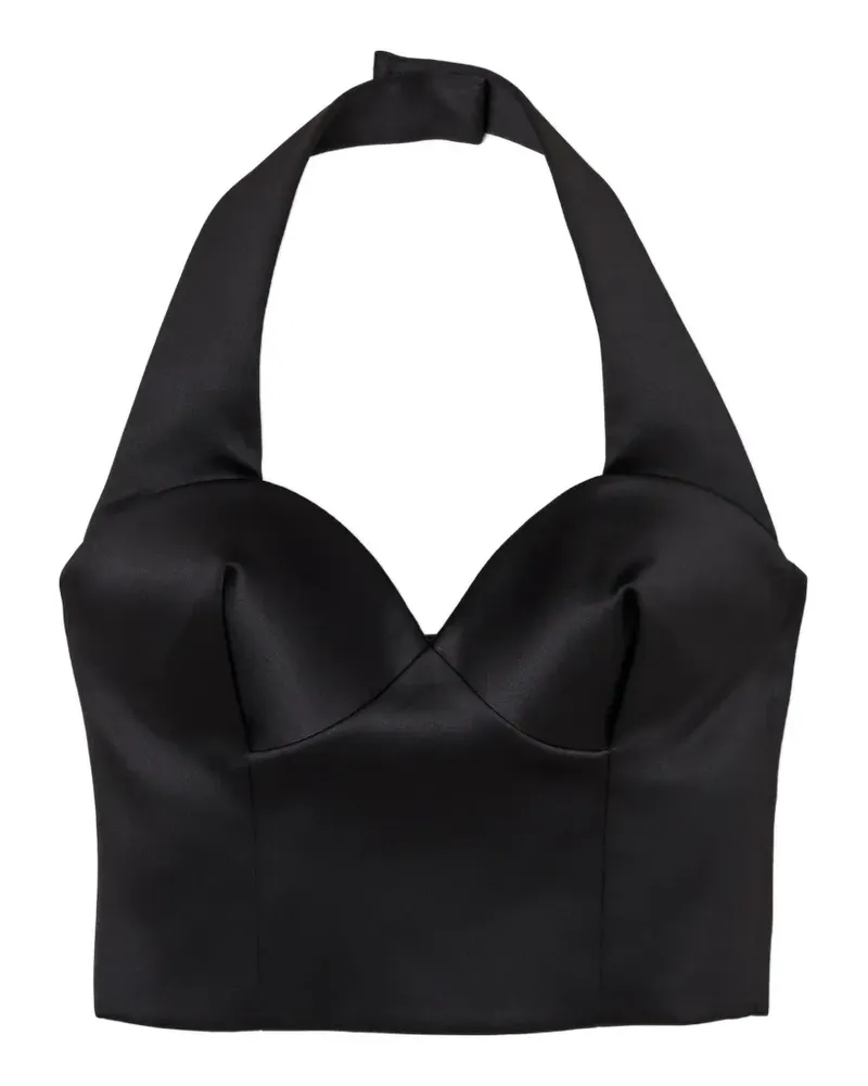 Marc Jacobs Design-Neckholder-Top - Schwarz Schwarz