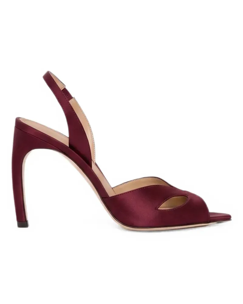 Victoria Beckham Harlow Mask heeled sandals - Rot Rot