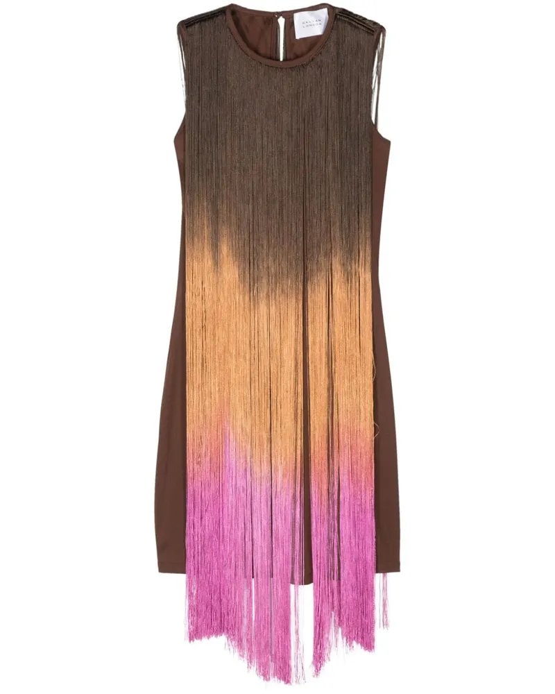 GALVAN Mobilia Minikleid - Braun Braun