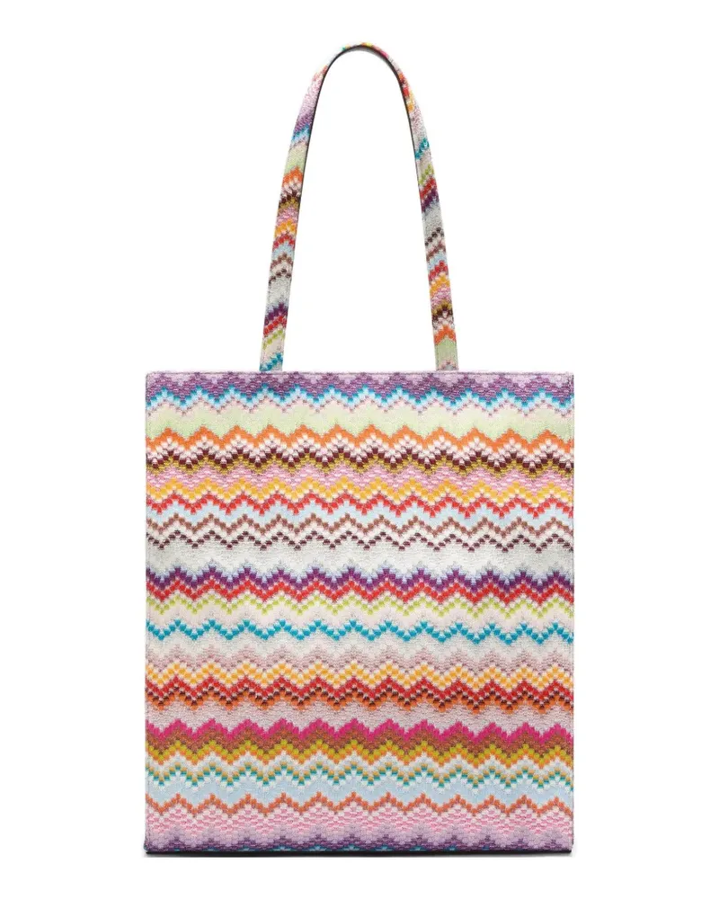 Missoni chevron shoulder bag - Weiß Weiß