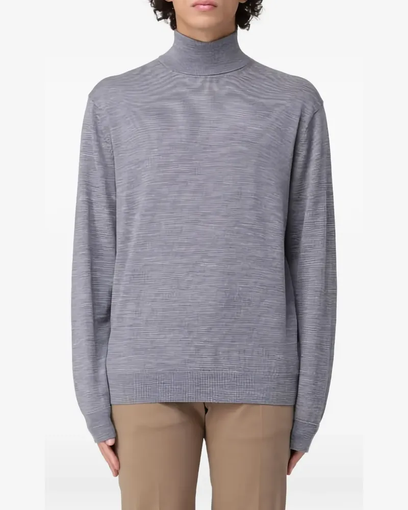 Manuel Ritz Pullover mit Rollkragen - Grau Grau