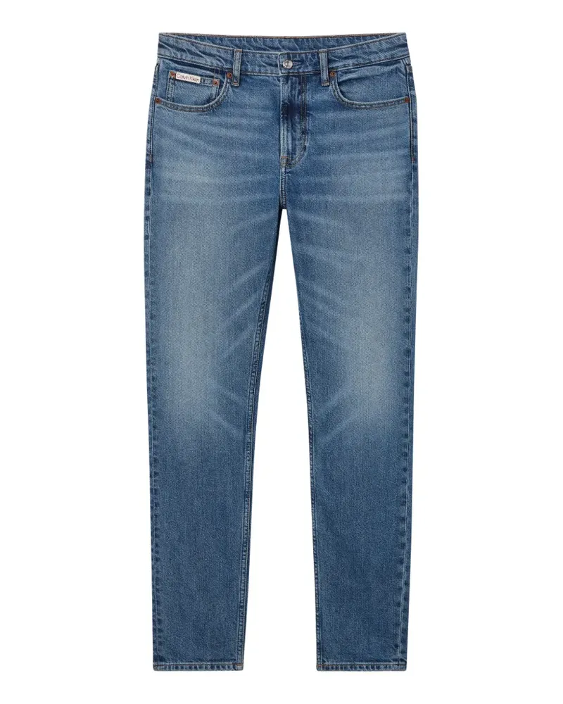 Calvin Klein whiskered faded jeans - Blau Blau
