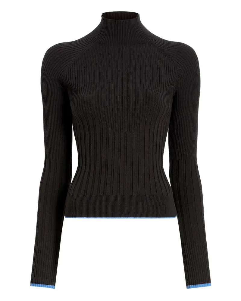Proenza Schouler Geripptes Daniella Rollkragenoberteil - Braun Braun