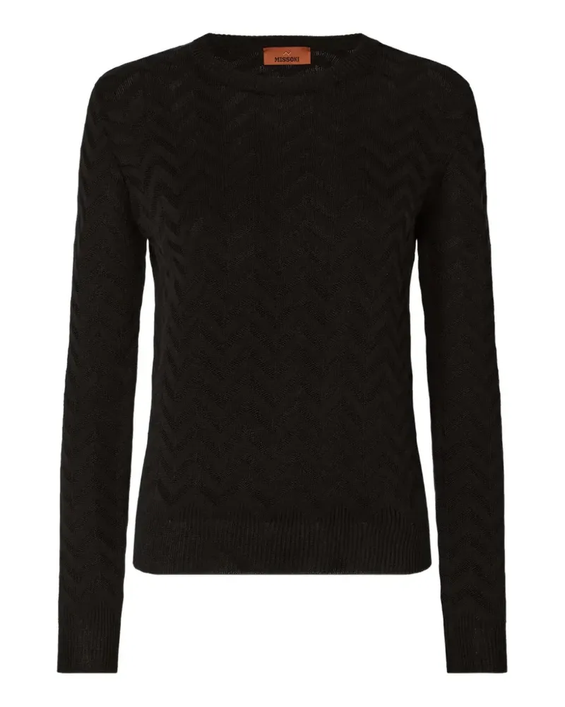 Missoni chevron sweater - Schwarz Schwarz