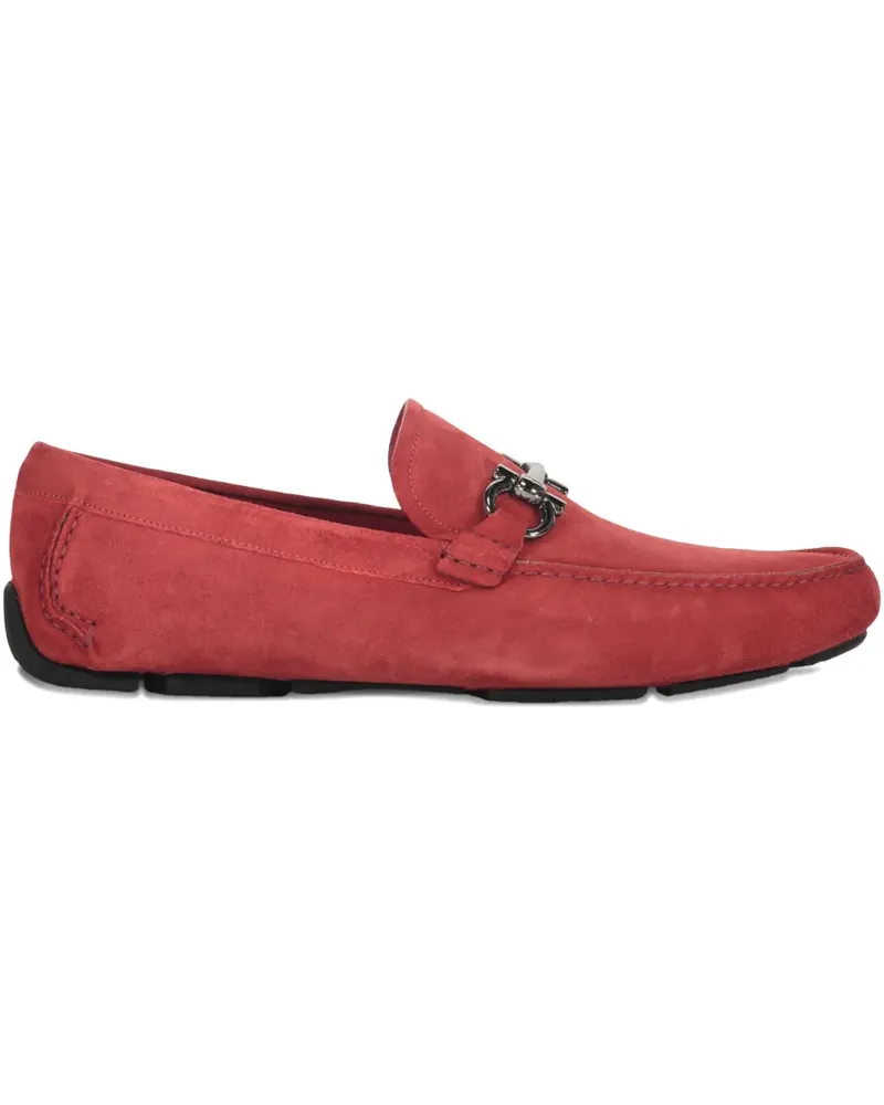 Ferragamo Loafer mit Gancini-Detail - Rot Rot