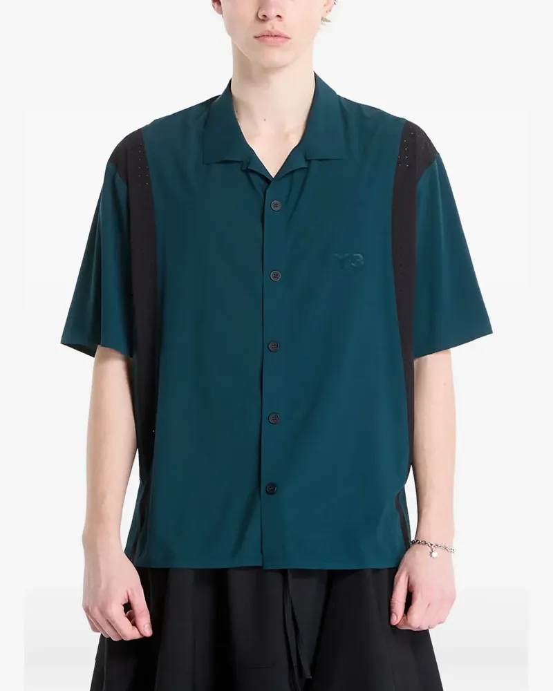 Y-3 Ultralight woven shirt - Grün Grün