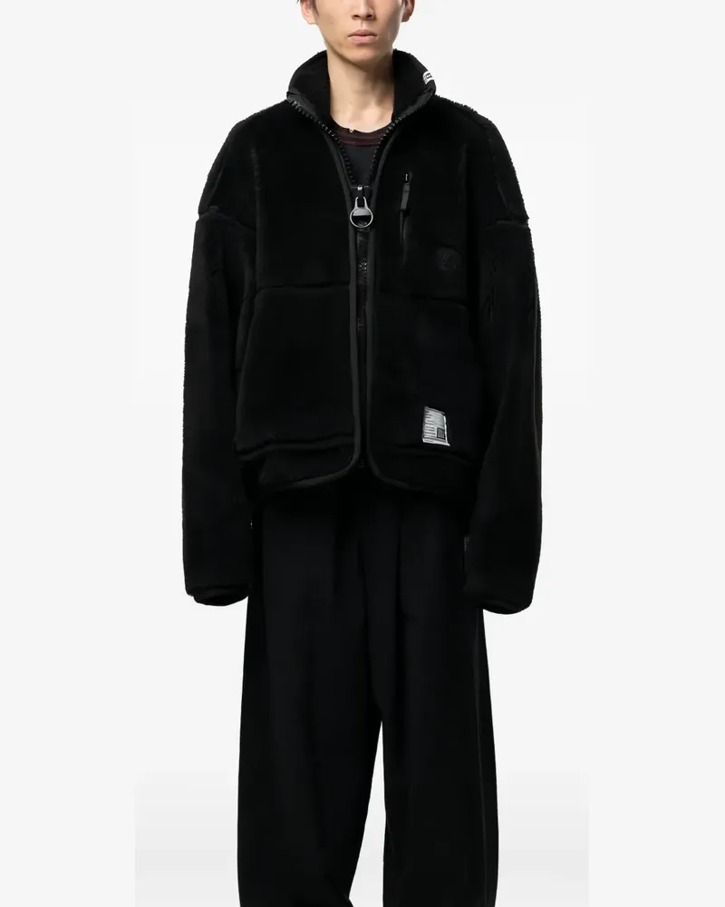 MIHARAYASUHIRO Boa Jacke mit weitem Rücken - Schwarz Schwarz