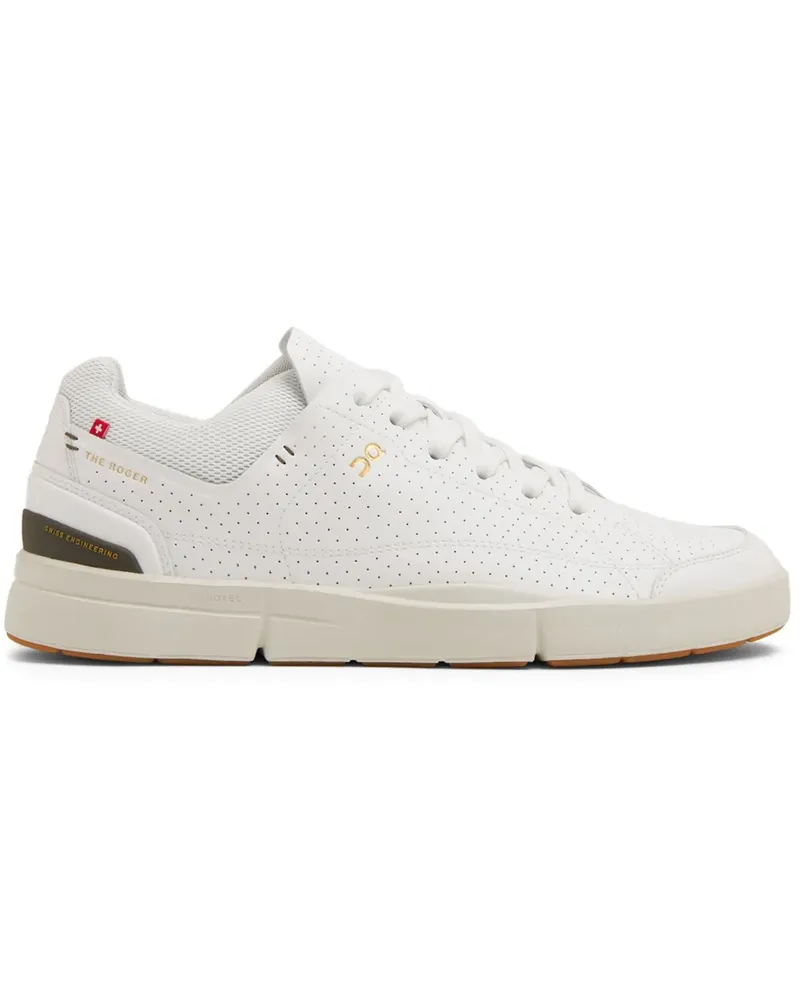 ON Perforierte Sneakers - Weiß Weiß