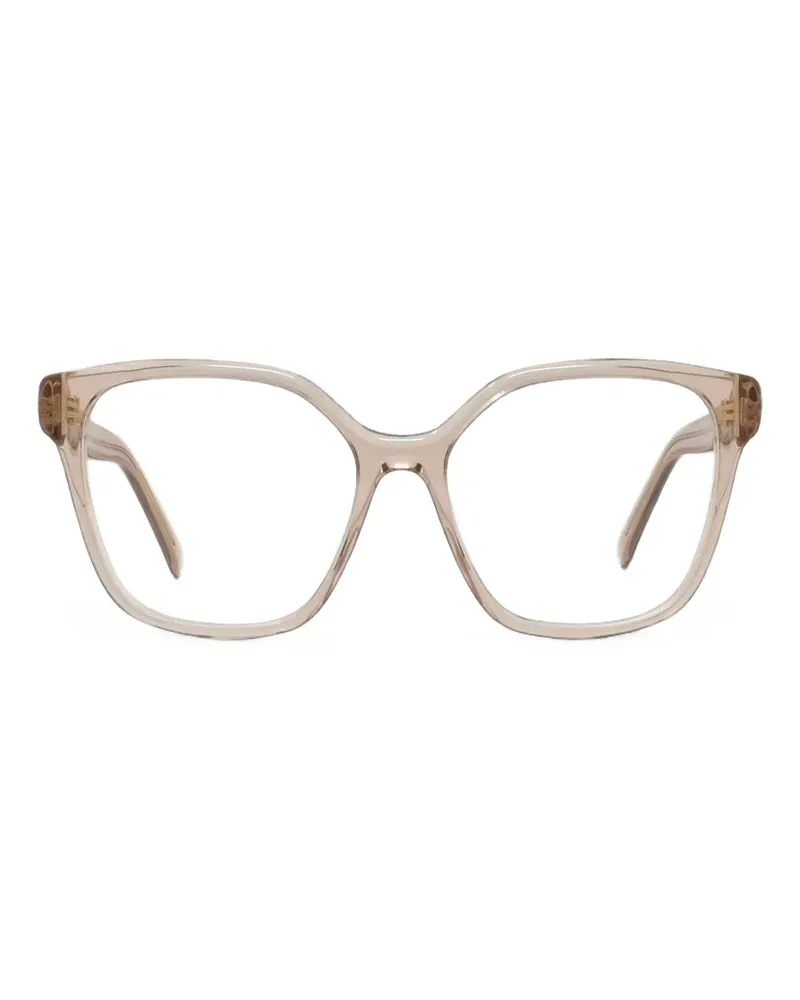 Givenchy geometric-frame glasses - Nude Nude