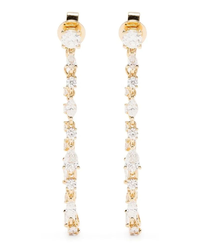 ANITA KO 18kt Gelbgoldohrringe mit Diamanten Gold