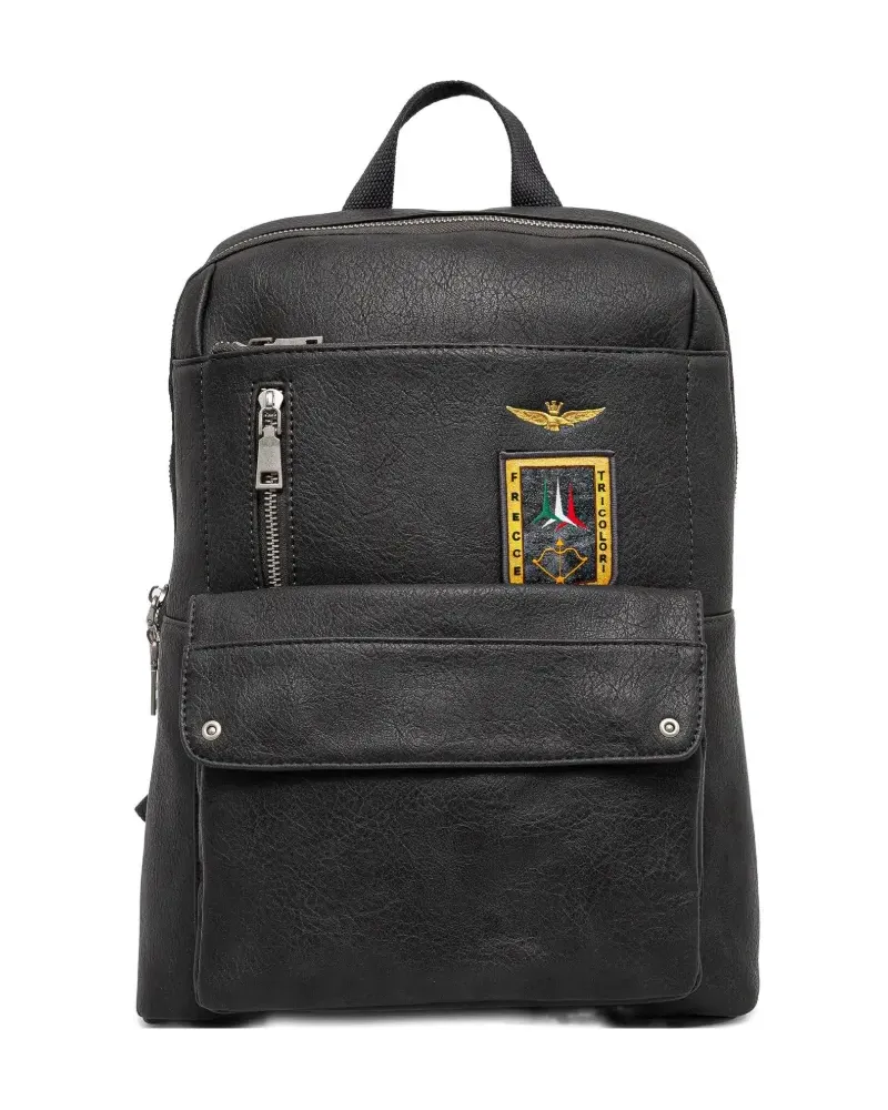 Aeronautica Militare patch backpack - Schwarz Schwarz