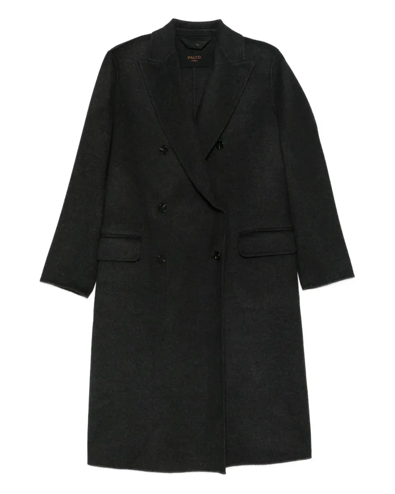 Paltò Arianna double-breasted wool coat - Grau Grau