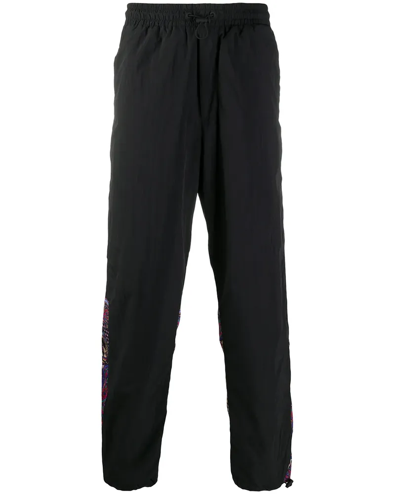 Versace Jeans Jogginghose mit Logo-Print - Schwarz Schwarz