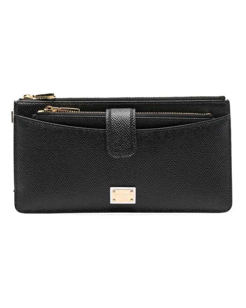 Dolce & Gabbana Dauphine' Portemonnaie - Schwarz Schwarz