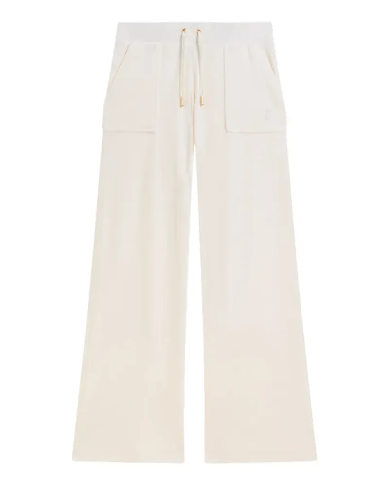 Juicy Couture Ausgestellte Jogginghose aus Velours - Nude Nude