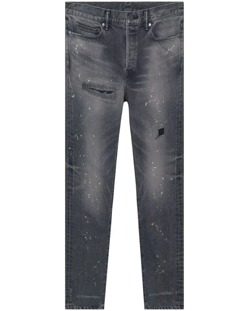 John Elliott + Co The Cast 2 Rigid Slim-Fit-Jeans Grau