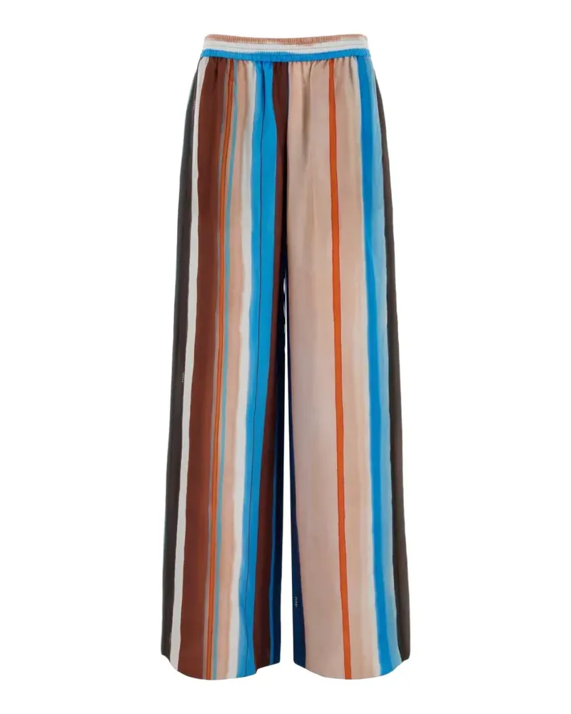 Fendi Gestreifte Palazzohose - Nude Nude