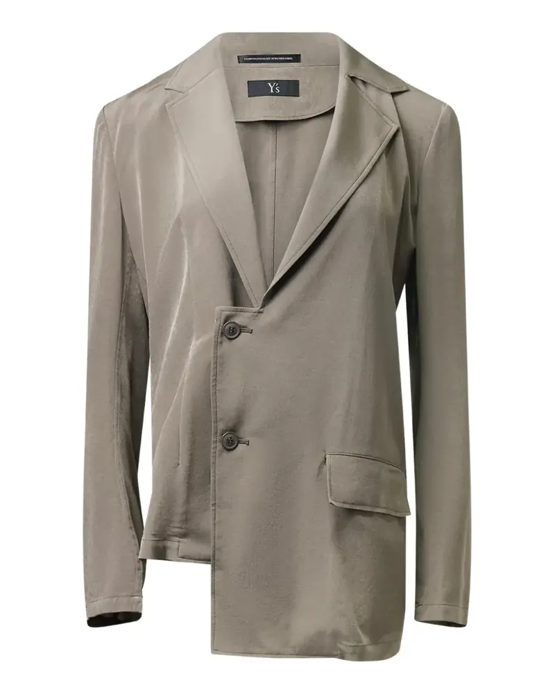Yohji Yamamoto Jacke mit asymmetrischem Saum - Nude Nude