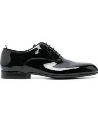 Officine Creative Italia Harvey Oxford-Schuhe aus Lackleder Schwarz