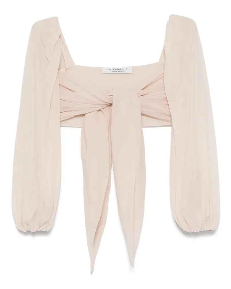 Philosophy Di Lorenzo Serafini Drapiertes Top - Nude Nude
