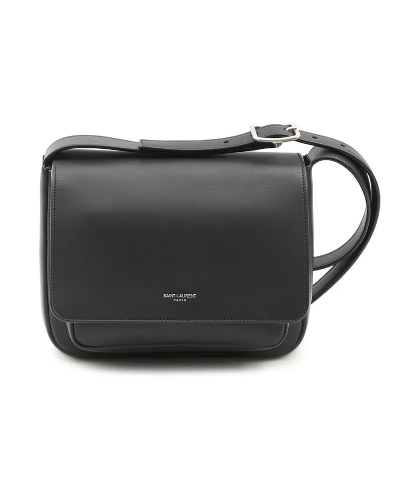 Saint Laurent Kleine Kuriertasche - Schwarz Schwarz