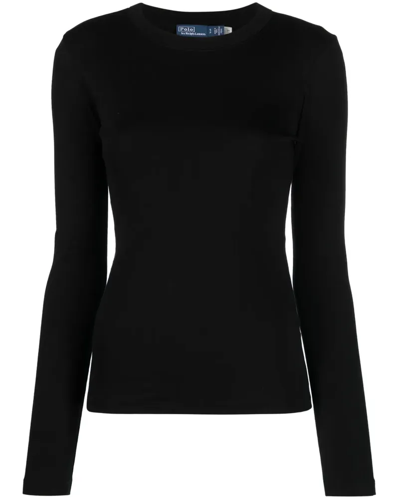 Ralph Lauren Oberteil mit rundem Ausschnitt - Schwarz Schwarz