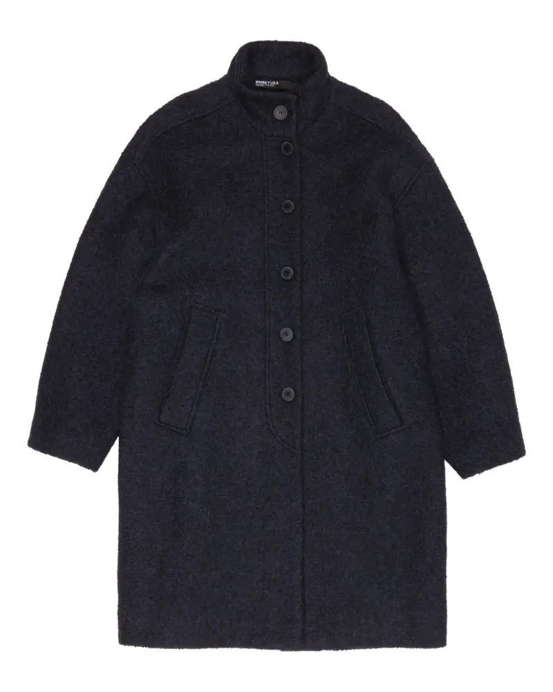 BIMBA Y LOLA Geknöpfter Mantel - Blau Blau