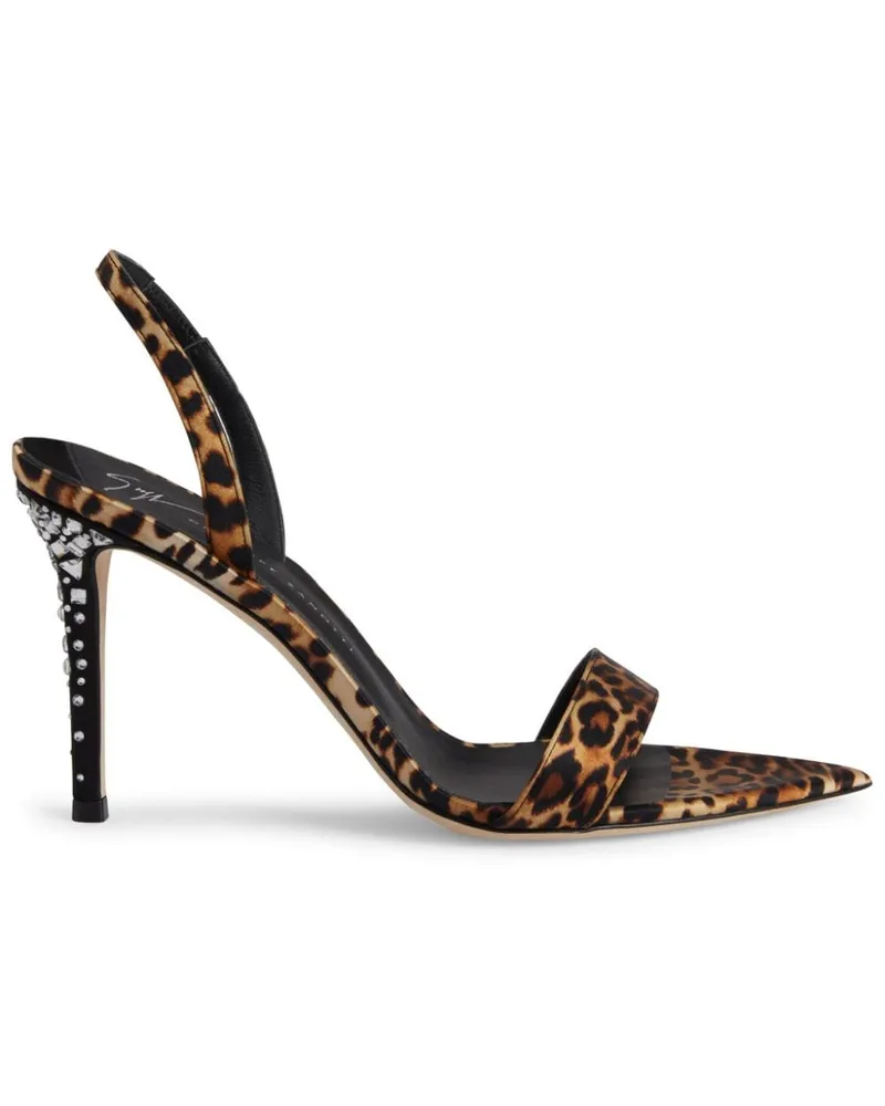 Giuseppe Zanotti Intriigo Leo Sandalen 90mm - Braun Braun
