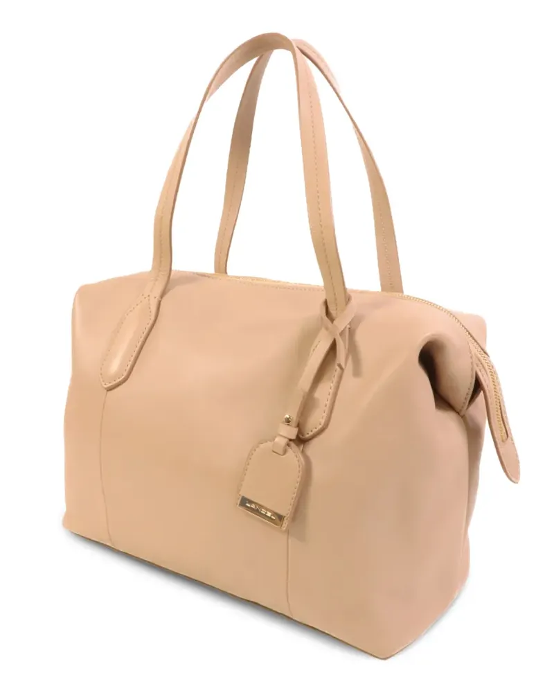 Lancel Schultertasche aus Leder - Nude Nude