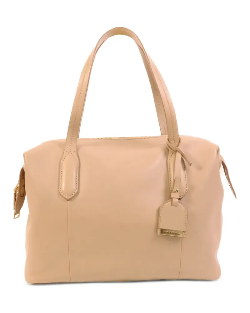 Lancel Schultertasche aus Leder - Nude Nude