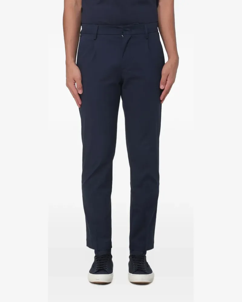 K-Way Ailton straight-leg trousers - Blau Blau