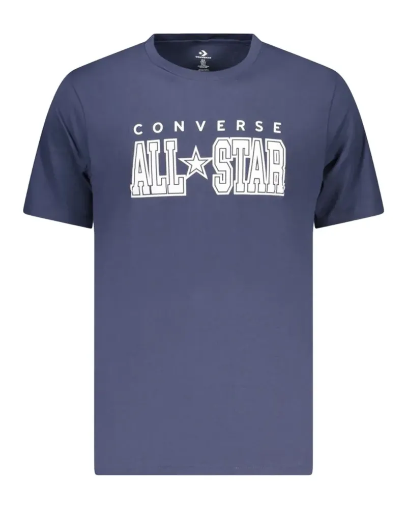 Converse T-Shirt mit Logo-Print - Blau Blau