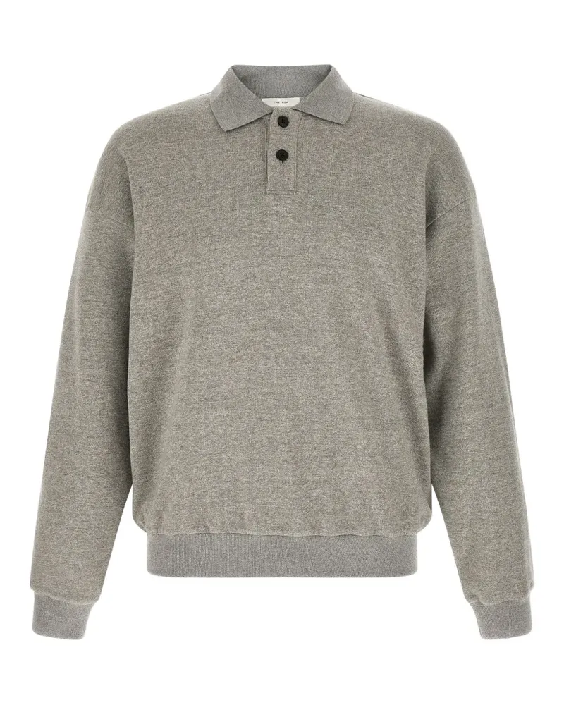 The Row Geknöpftes Ry Poloshirt aus Frottee - Grau Grau