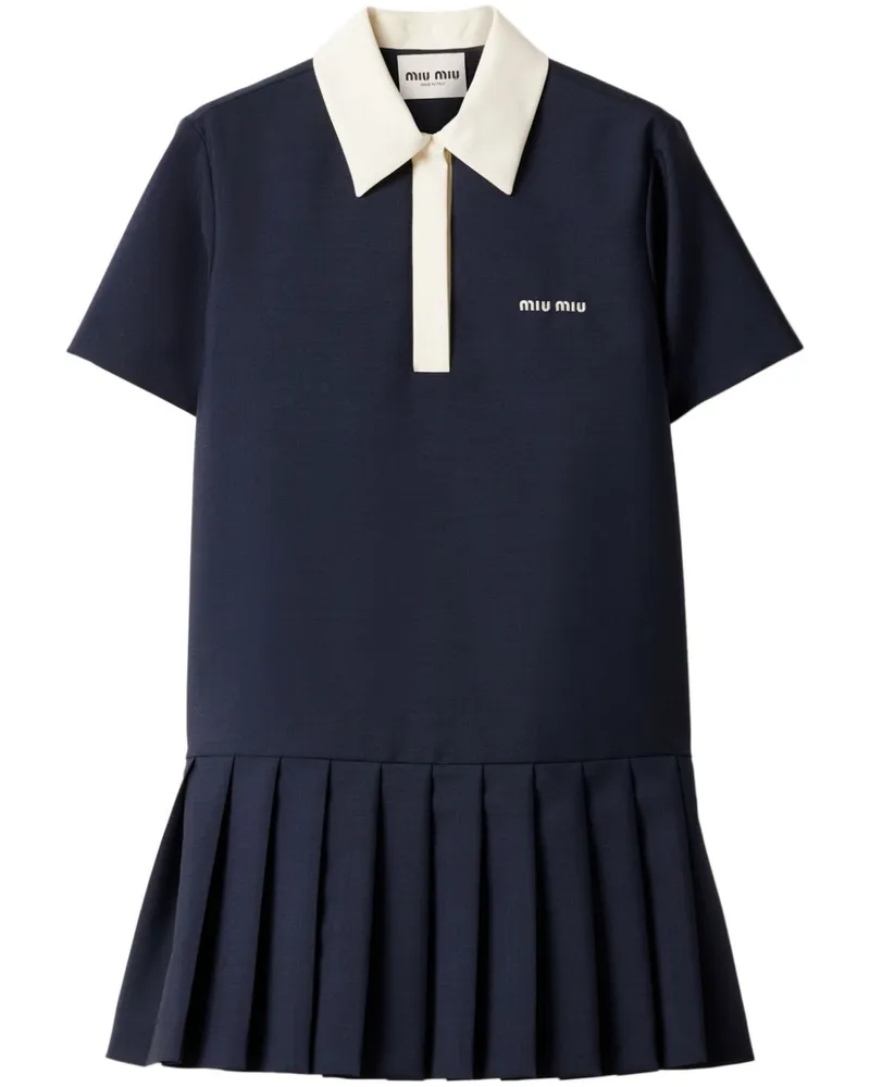 Miu Miu Kid Minikleid - Blau Blau