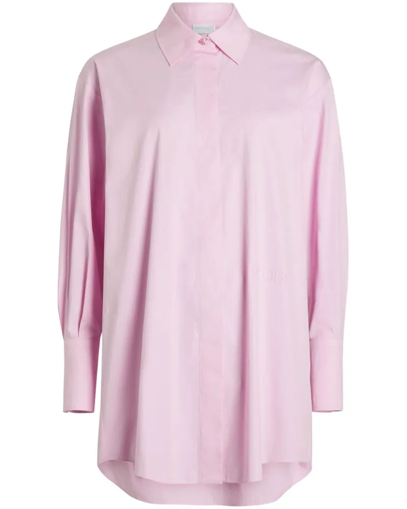Patou Iconic Mini-Hemdkleid - Rosa Rosa