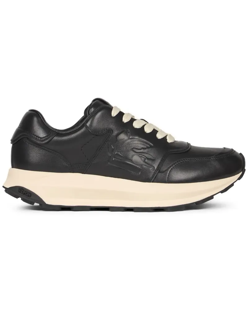 Etro Sneakers mit Logo-Prägung - Schwarz Schwarz