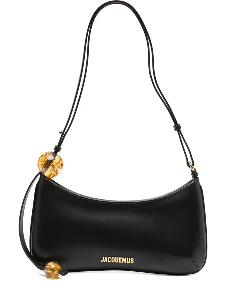 Jacquemus Le Bisou Perle Schultertasche - Schwarz Schwarz