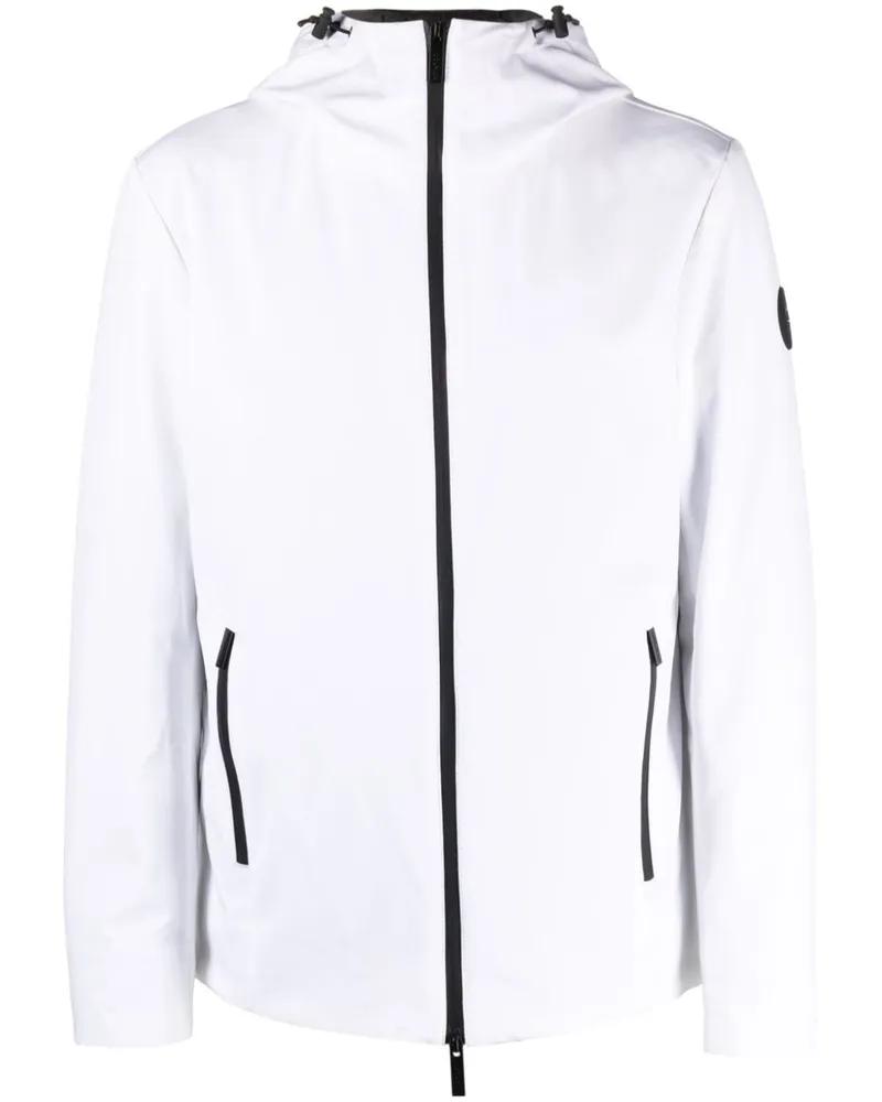 Woolrich Pacific Kapuzenjacke mit Kordelzug - Weiß Weiß