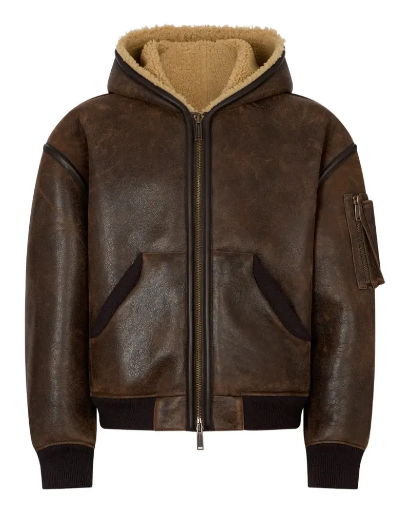 Dsquared2 80s Bomberjacke - Braun Braun