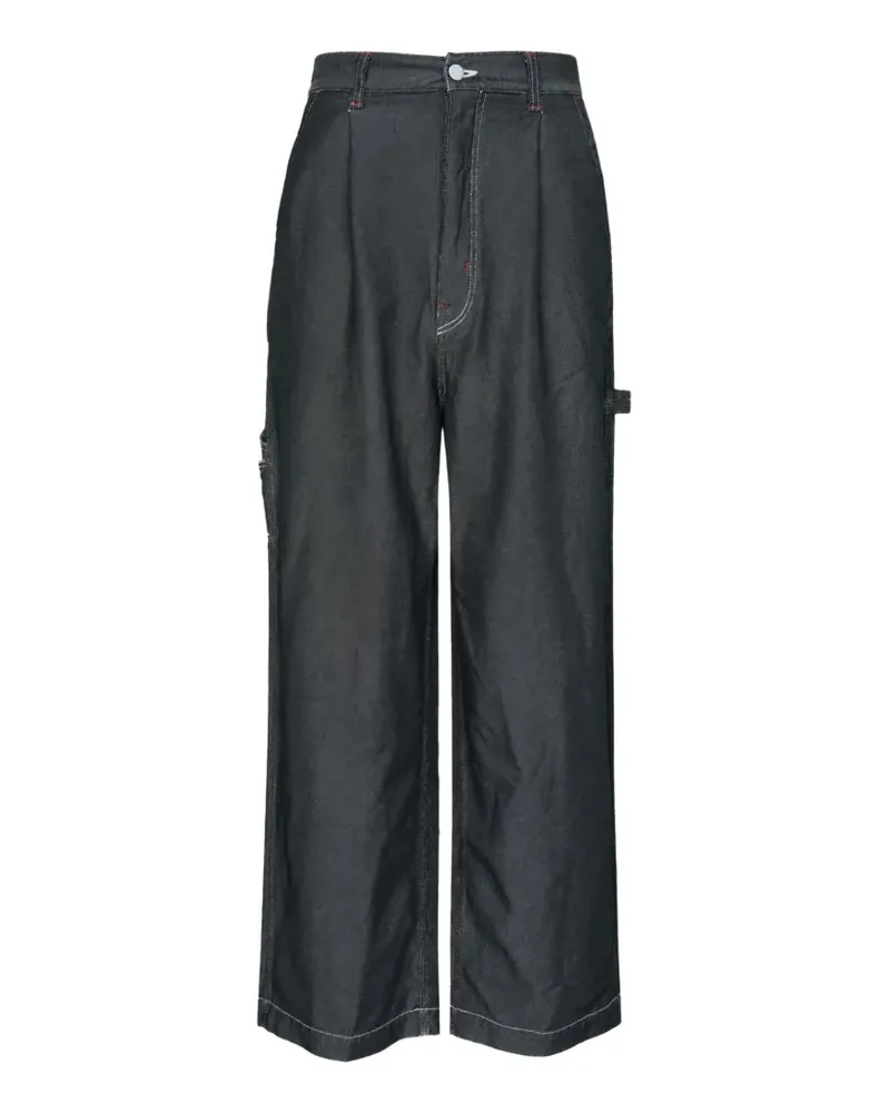 Comme des Garçons Carpenter-Hose mit Kontrastnähten - Grau Grau